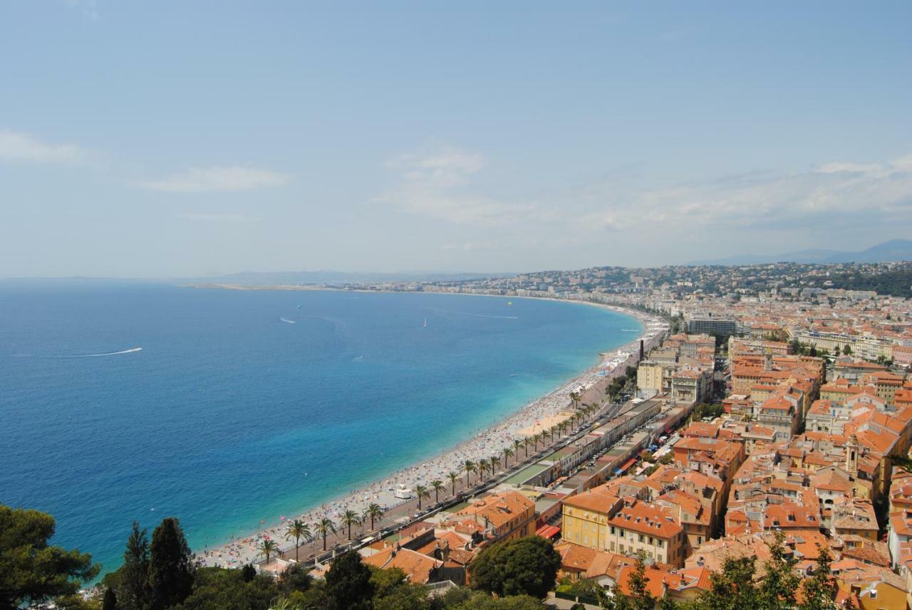 Les Palmiers A 700M De La Mer Nizza Exterior foto